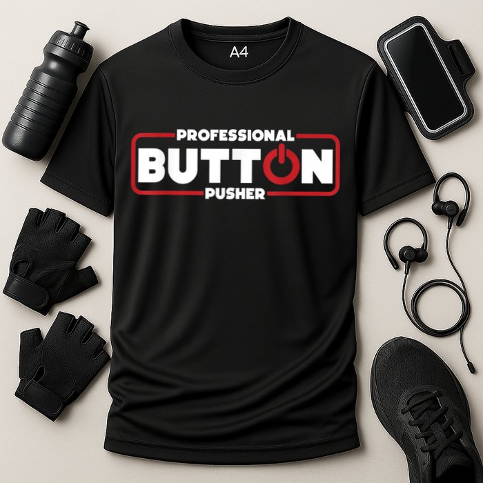 Machinist Professional Button Pusher, Machinist Performance Shirt