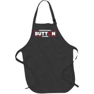 Machinist Professional Button Pusher, Machinist Full-Length Apron With Pockets