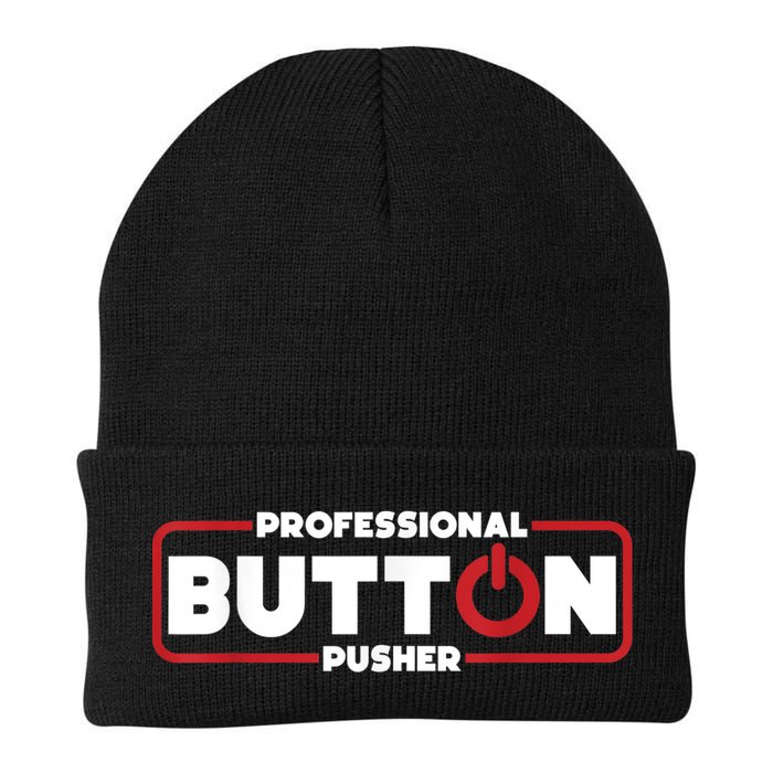 Machinist Professional Button Pusher, Machinist Beanie