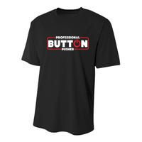 Machinist Professional Button Pusher, Machinist Youth Performance Sprint T-Shirt