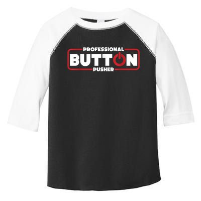 Machinist Professional Button Pusher, Machinist Toddler Fine Jersey T-Shirt