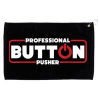 Machinist Professional Button Pusher, Machinist Grommeted Golf Towel