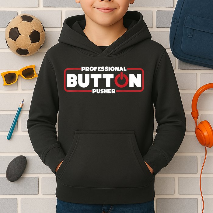 Machinist Professional Button Pusher, Machinist Kids Hoodie