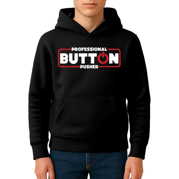 Machinist Professional Button Pusher, Machinist Kids Hoodie