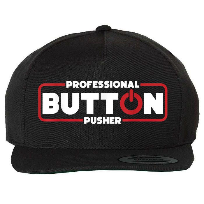 Machinist Professional Button Pusher, Machinist Wool Snapback Cap