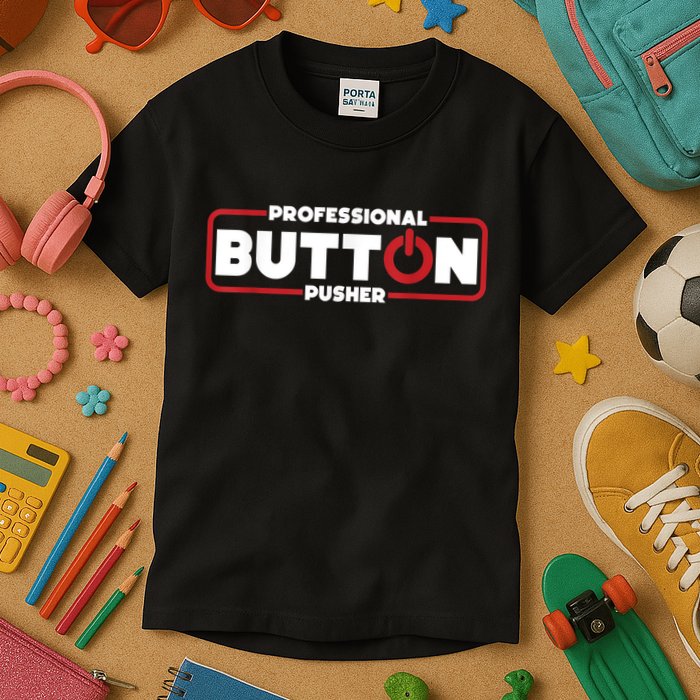 Machinist Professional Button Pusher, Machinist Kids T-Shirt