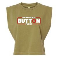 Machinist Professional Button Pusher, Machinist Garment-Dyed Women's Muscle Tee