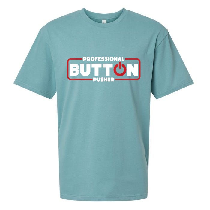Machinist Professional Button Pusher, Machinist Sueded Cloud Jersey T-Shirt