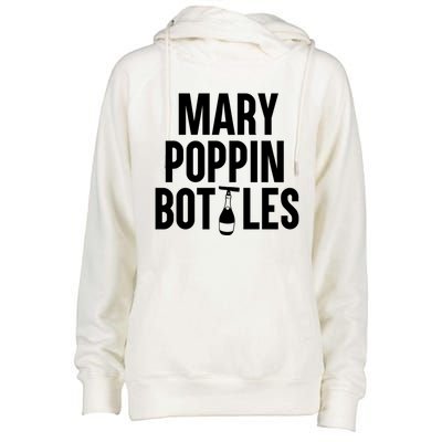 Mary Poppin Bottles Gift Womens Funnel Neck Pullover Hood