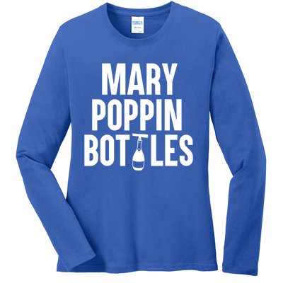 Mary Poppin Bottles Gift Ladies Long Sleeve Shirt