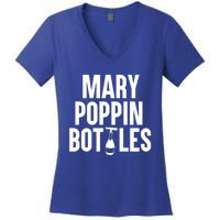 Mary Poppin Bottles Gift Women's V-Neck T-Shirt