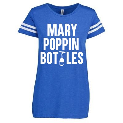 Mary Poppin Bottles Gift Enza Ladies Jersey Football T-Shirt