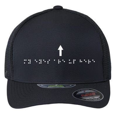 Marcus Pork Braille M.Y E.Y.E.S Are Up Here Flexfit Unipanel Trucker Cap