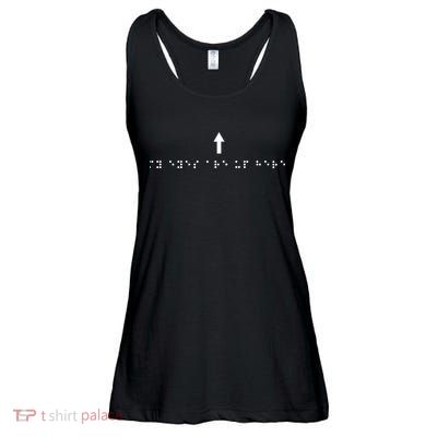 Marcus Pork Braille M.Y E.Y.E.S Are Up Here Ladies Essential Flowy Tank