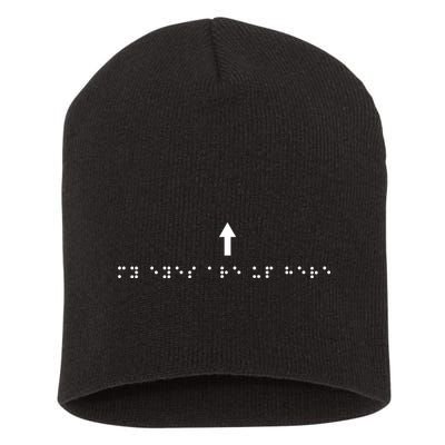 Marcus Pork Braille M.Y E.Y.E.S Are Up Here Short Acrylic Beanie