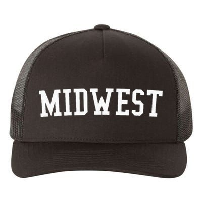 Midwest Prep Block Lettering Vintage Style Yupoong Adult 5-Panel Trucker Hat