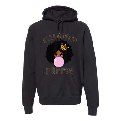 Melanin Poppin Black History Month Premium Hoodie