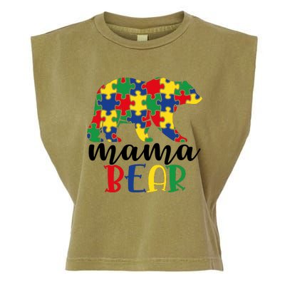 Mama Papa Bear Garment-Dyed Women's Muscle Tee