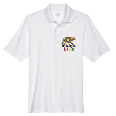 Mama Papa Bear Men's Origin Performance Pique Polo