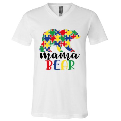 Mama Papa Bear V-Neck T-Shirt