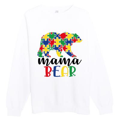 Mama Papa Bear Premium Crewneck Sweatshirt