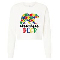 Mama Papa Bear Cropped Pullover Crew