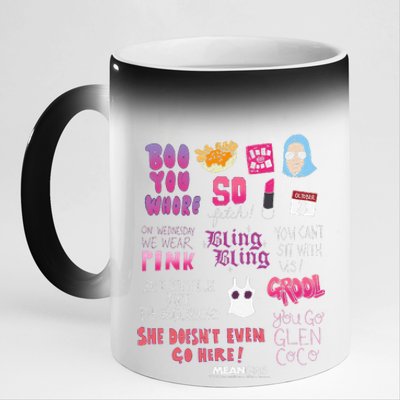 Mean Pin.K Boo You Fetch 11oz Black Color Changing Mug