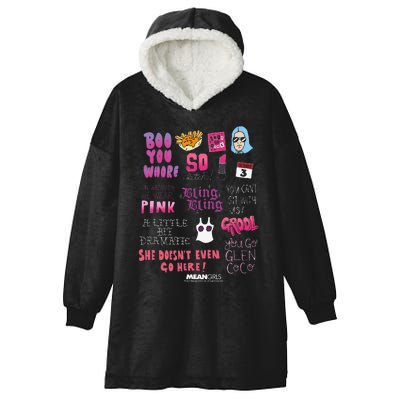 Mean Pin.K Boo You Fetch Hooded Wearable Blanket