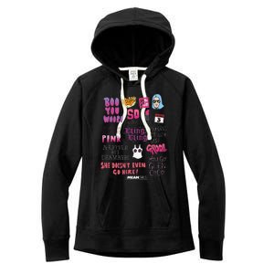 Mean Pin.K Boo You Fetch Women's Fleece Hoodie