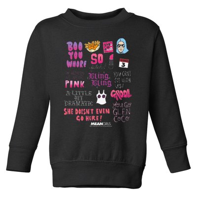 Mean Pin.K Boo You Fetch Toddler Sweatshirt