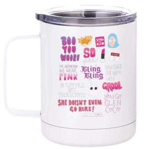 Mean Pin.K Boo You Fetch 12 oz Stainless Steel Tumbler Cup