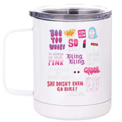 Mean Pin.K Boo You Fetch 12 oz Stainless Steel Tumbler Cup