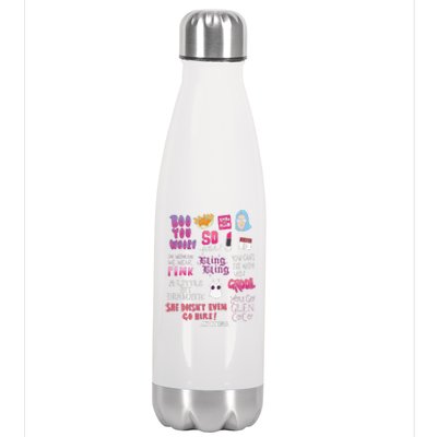 Mean Pin.K Boo You Fetch Stainless Steel Insulated Water Bottle