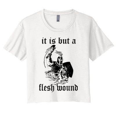 MONTY PYTHON BLACK KNIGHT Women's Crop Top Tee