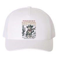 Meowdy Partner Cowboy Cat Vintage Yupoong Adult 5-Panel Trucker Hat