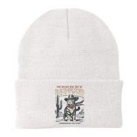 Meowdy Partner Cowboy Cat Vintage Knit Cap Winter Beanie