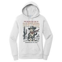 Meowdy Partner Cowboy Cat Vintage Women's Pullover Hoodie