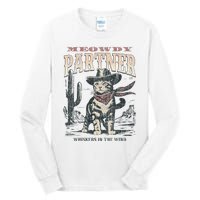 Meowdy Partner Cowboy Cat Vintage Tall Long Sleeve T-Shirt