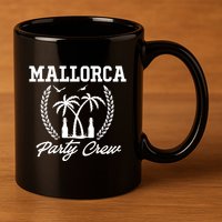 Mallorca Party Crew 11oz C Handle Ceramic Mug