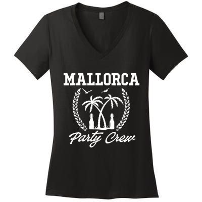 Mallorca Party Crew Women's V-Neck T-Shirt