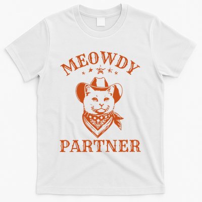 Meowdy Partner Cowboy Cat Vintage Cowboy T-Shirt