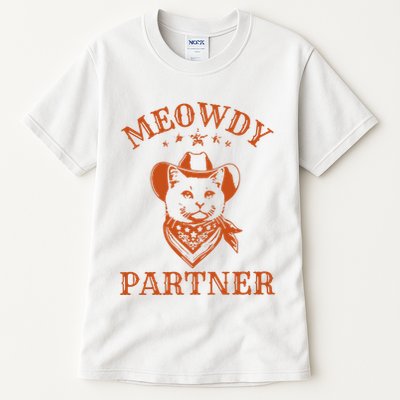 Meowdy Partner Cowboy Cat Vintage Cowboy Tall T-Shirt