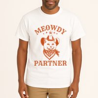 Meowdy Partner Cowboy Cat Vintage Cowboy Tall T-Shirt