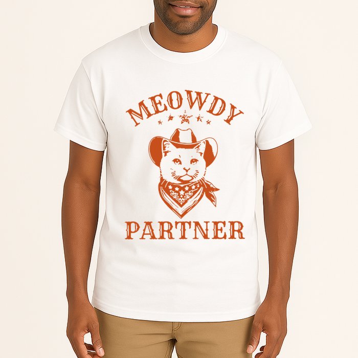 Meowdy Partner Cowboy Cat Vintage Cowboy Tall T-Shirt