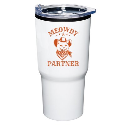 Meowdy Partner Cowboy Cat Vintage Cowboy Tumbler