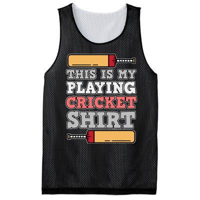 My Playing Cricket Sports Player Lover Team Coach Graphic Mesh Reversible Basketball Jersey Tank