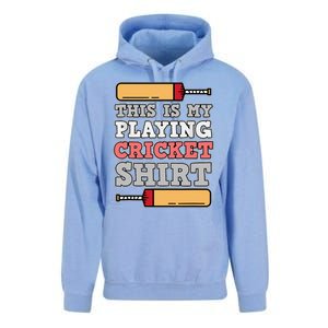 My Playing Cricket Sports Player Lover Team Coach Graphic Unisex Surf Hoodie