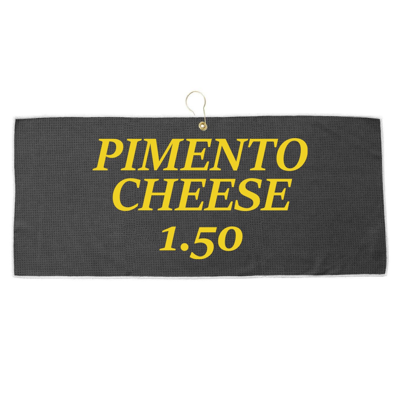 Masters Pimiento Cheese 1.50 Large Microfiber Waffle Golf Towel