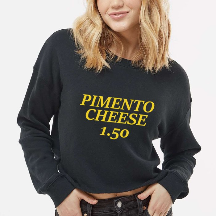 Masters Pimiento Cheese 1.50 Cropped Pullover Crew