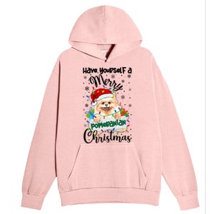 Merry Pomeranian Christmas Pomeranian Xmas Party Meaningful Gift Urban Pullover Hoodie